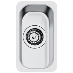 Vasca Sottotop UM15 Dimensioni 14.7 x 29.6 cm Colore Inox Serie Alba en oferta