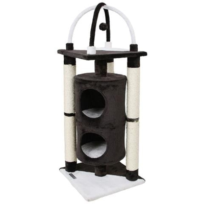 Tiragraffi Per Gatti Onyx Bianco E Nero 81507