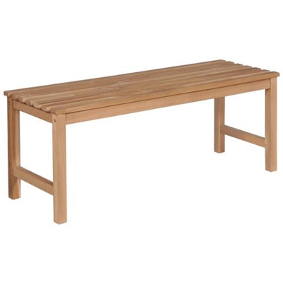 Panchina da Giardino 120 cm in Massello di Teak