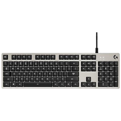 G413 USB QWERTY Inglese UK Argento tastiera
