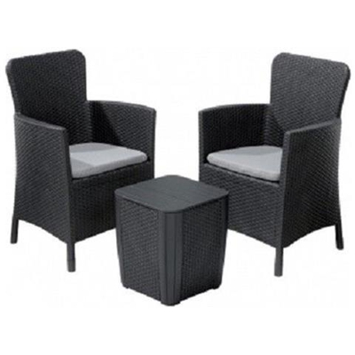 Salottino Miami Balcony In Resina - Vari Colori - Graphite