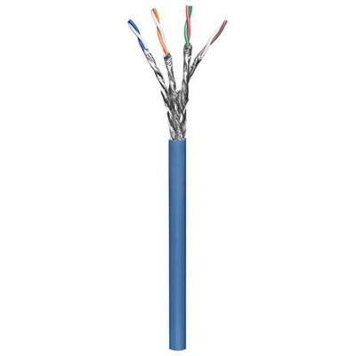 ITP-C6A-FLS100 - Matassa S / FTP, 4 coppie, Cavo Cat. 6A Rame 100m PIMF Flessibile Blu