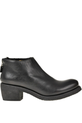 Leather ankle-boots en oferta