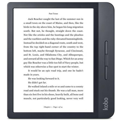 Lettore E-Book 7'' Libra H2O Touch Screen HD 8GB Wi-Fi Impermeabile Colore Nero