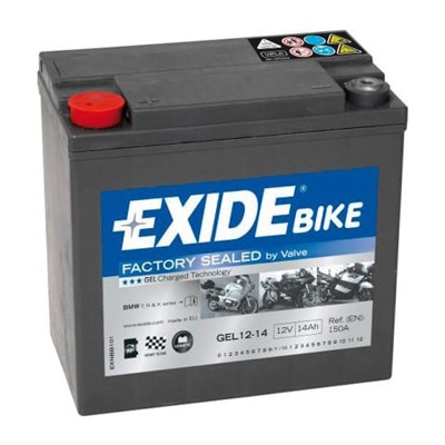 Exgel1214 Batteria 12v Bike Gel 14 Ah 150 A
