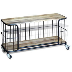 Mobile Porta Tv In Solido Legno Di Mango 100x40x45 Cm características