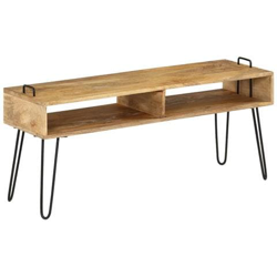 Mobile Porta Tv In Legno Massello Di Mango 110x35x45 Cm en oferta