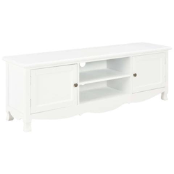 Mobile Porta Tv Bianco 120x30x40 Cm In Legno en oferta