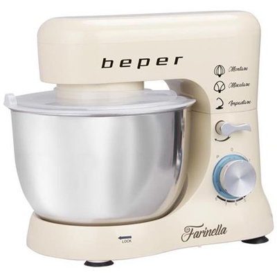 Impastatrice Farinella Potenza 1000 Watt Capacità 4.5L Colore Crema