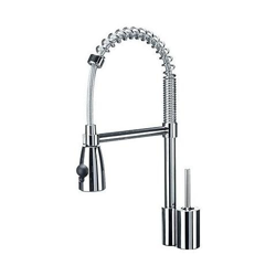 Miscelatore Monocomando con Canna Alta Girevole e Doccetta Estraibile Modello Chef Colore Cromo precio