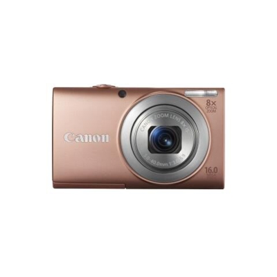 Fotocamera digitale compatta Canon PowerShot A4000 IS - 16 Megapixel - Rosa - 7,6 cm (3'') LCD - 16:9 - 8x Zoom Ottico - 4x - Ottico (IS) - 4608 x 3456 Immagine - 1280 x 720 Video - PictBridge - Modalità HD Movie