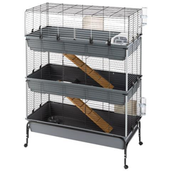 Gabbia Conigli Spaziosa Grande Robusta Ferplast Rabbit 120 Tris Supporto Incluso en oferta