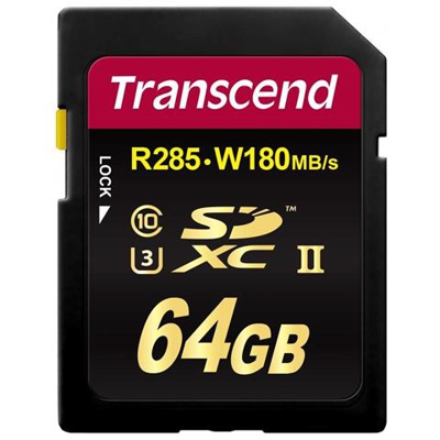 Scheda di Memoria SDXC 64 GB UHS-II di Classe 10 Velocità 285 MB / s