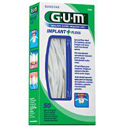 GUM IMPLANT+FLOSS FILO 50PZ precio