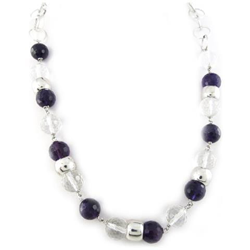 collana in argento 'mineralia' ametista - [ m4123] precio