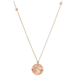 Collana In Argento 925 - Collezione Prega, Ama - Colore Rosè - Misura Unica Chiama Angeli en oferta