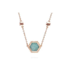 Collana In Amazzonite Placcata In Oro Da 1 Carato, 45 Cm características