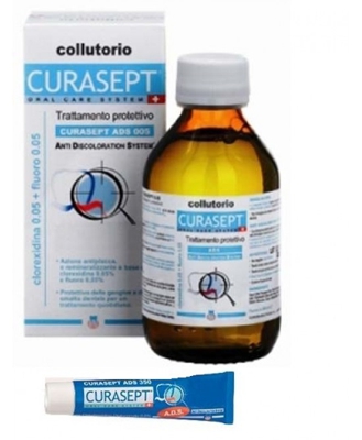 Curasept ADS 0.05 Colluttorio 200ml + Campione Omaggio Gel Parodontale