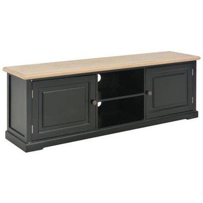 Mobile Porta Tv Nero 120x30x40 Cm In Legno