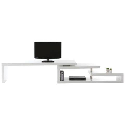 Mobile Tv Design Laccato Bianco Girevole Max V2