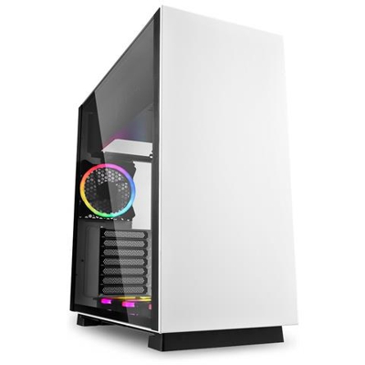 Case Pure Steel RGB Middle Tower ATX / CEB / EATX / EEB / Micro ATX / Mini-ITX 2 Porte USB 3.0 Colore Bianco (Finestrato)