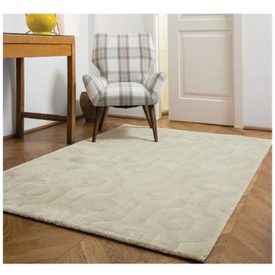 Tappeto Moderno Reflex Geo - Bianco - 160x230 Cm