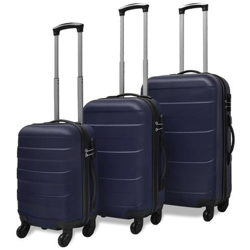 Set Trolley Tre Pezzi Blu precio