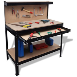 Banco Di Lavoro Con Pannello Forato E Cassetto características