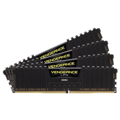 Memoria Dimm Vengeance LPX 16 GB (4 x 4GB) DDR4 2400 MHz CL14 Dissipatore Nero