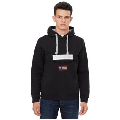 Burgee 2 Black Fleece Felpa Con Cappuccio Uomo Taglia Xs