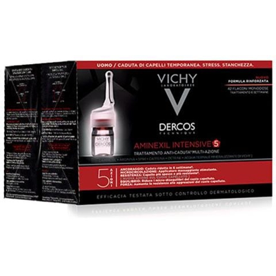 Dercos Aminexil Intensive 5 Anticaduta Uomo 42 Fiale