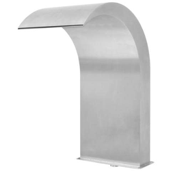 Fontana Per Piscina In Acciaio Inossidabile 45x30x65 Cm Argento características