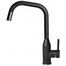 Miscelatore Monocomando con canna girevole e doccetta estraibile Dora Plus 20x38 cm Keratek Plus Black Nero Assoluto 86 precio