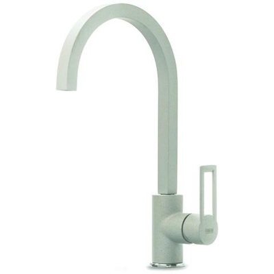 Miscelatore Monocomando con Canna Girevole Bridge in BiancoTitano 68 Diametro 35mm