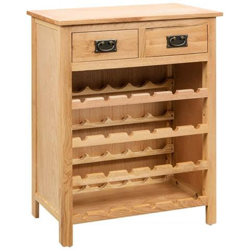 Cantinetta Portavini 72x32x90 cm in Massello di Rovere en oferta