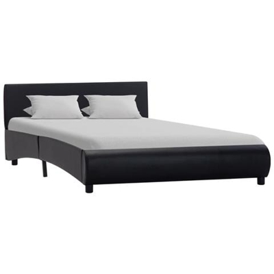 Giroletto Nero In Similpelle 120x200 Cm