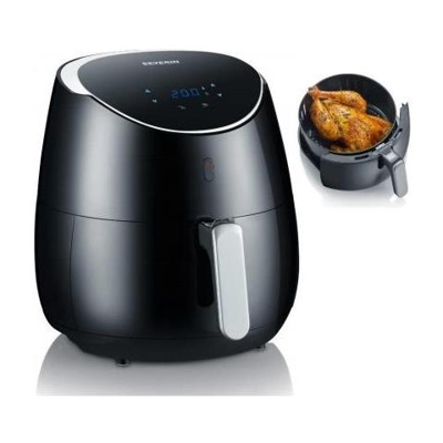 Fr 2445 Friggitrice Hot Air Fryer 5 L Nero, Metallico, Argento Indipendente 2000 W