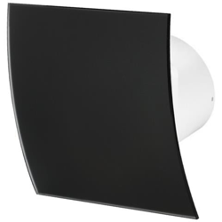 100mm Sensore Di Umidit Aspiùatore Vetro Nero Opaco Pannello Frontale Escudo Parete Soffitto Ventilatore características