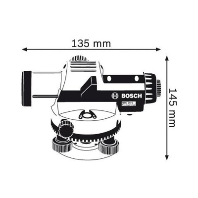 GOL 26 G Professional, 135 x 215 x 145 mm, 1,7 kg, -10 - 50 C, -20 - 70 F