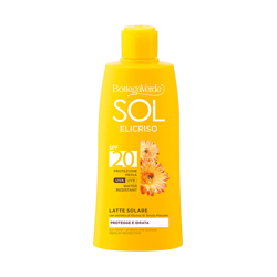SOL Elicriso - Latte solare - protezione media SPF20 - water resistant en oferta