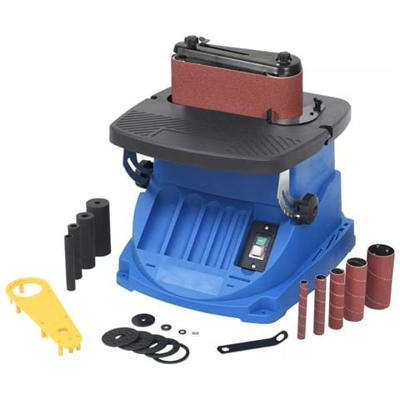 Levigatrice A Mandrino Oscillante E A Nastro 450 W Blu