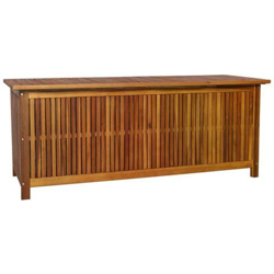 Cassapanca Da Esterno Legno Massello Di Acacia Xl 150x50x58 Cm características