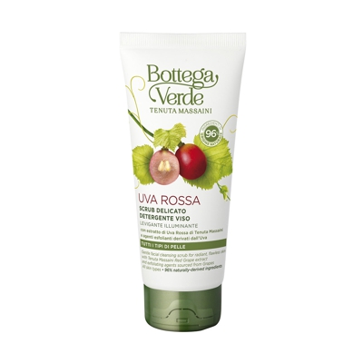 Uva Rossa - Scrub delicato detergente viso