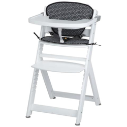 Seggiolone Timba Con Cuscini Bianco E Grigio características