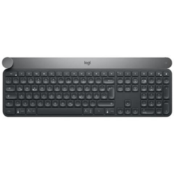 Tastiera Wireless Craft con Manopola Retroilluminata Colore Nero / Grigio (Layout Svizzero) precio