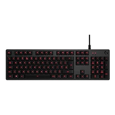 Tastiera Gaming USB G413 Anti-ghosting con Retroilluminazione a LED Colore Nero (Layout Inglese)