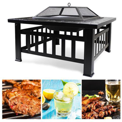 Bbq Braciere, Braciere 3 In 1, 81 X 81 X 45 Cm, Nero, Materiale: Acciaio características