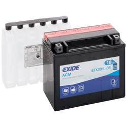 Exetx20hlbs Batteria 12v Bike Agm 18 Ah 270 A características