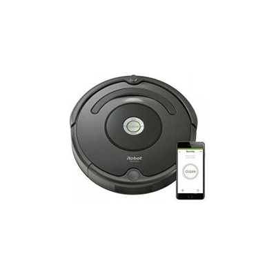 Robot Aspirapolvere Wifi Roomba 676 Colore Grigio / Antracite