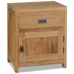 Comodino In Legno Massello Di Teak 40x30x50 Cm características